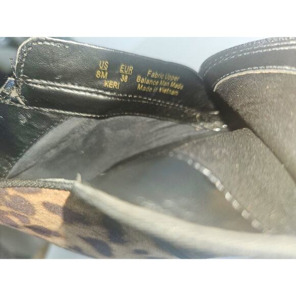 Circus Sam Edelman Sz 8 Leopard Print Womens Bootie Ankle Boots - Picture 9 of 11